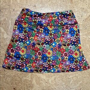 Fulbelle Floral Multicolor Skort size S